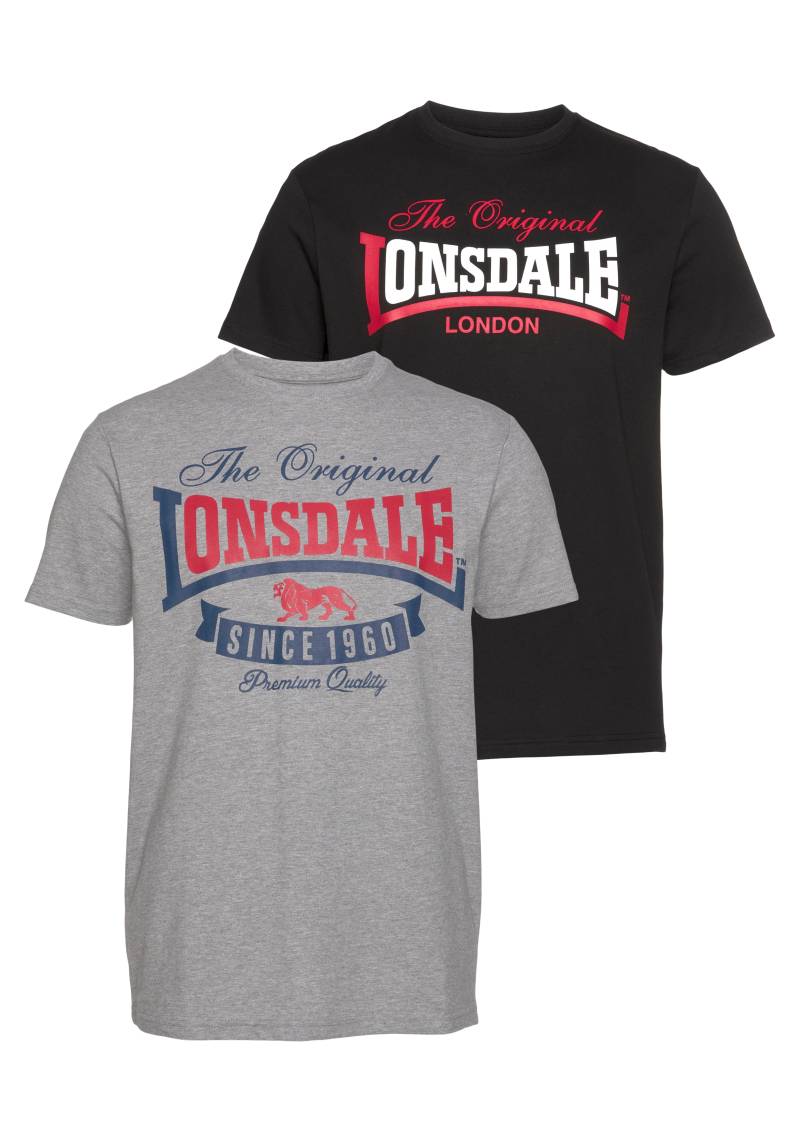 Lonsdale T-Shirt »GEARACH«, (Packung, 2er-Pack) von Lonsdale