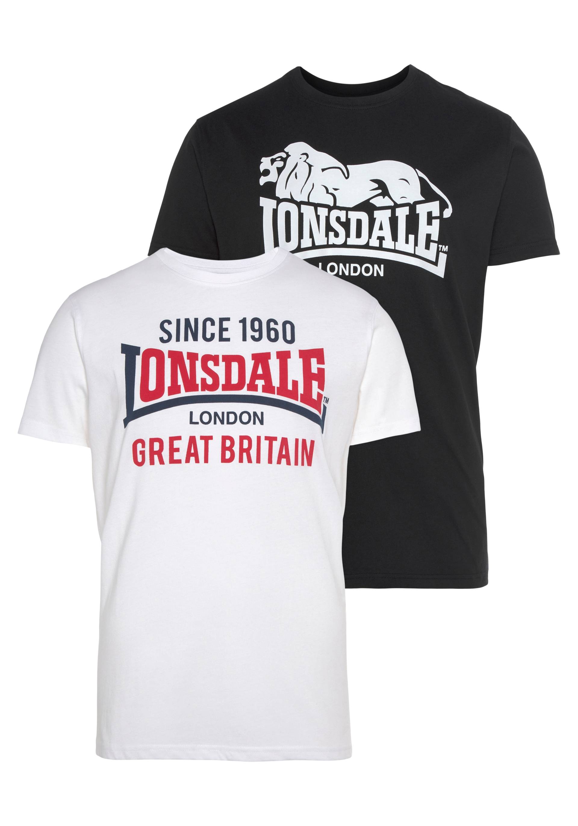 Lonsdale T-Shirt »COLLESSIE«, (Packung, 2 tlg.), Doppelpack Lonsdale T-Shirt »COLLESSIE«, (Packung, 2 tlg.), Doppelpack von Lonsdale