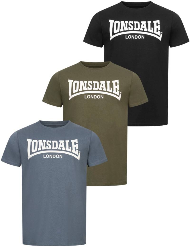 Lonsdale T-Shirt »HINSTOCK«, (Packung, 3 tlg.) von Lonsdale