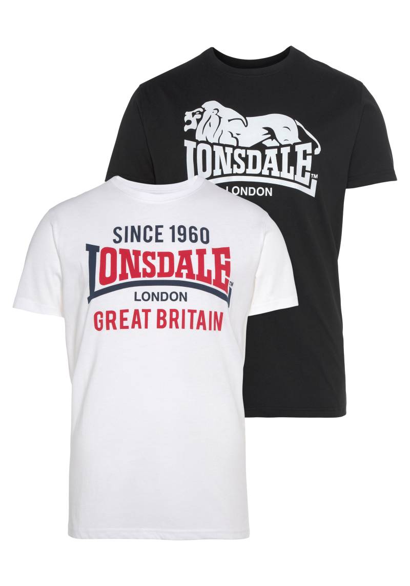 Lonsdale T-Shirt »COLLESSIE«, (Packung, 2 tlg.), Doppelpack von Lonsdale