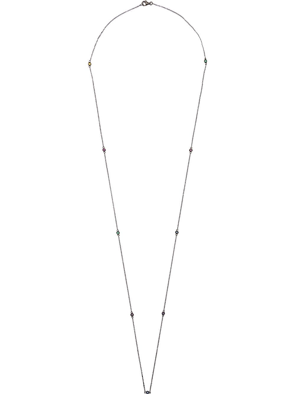 Loquet 14kt black Gold Sapphire Chain - Metallic von Loquet