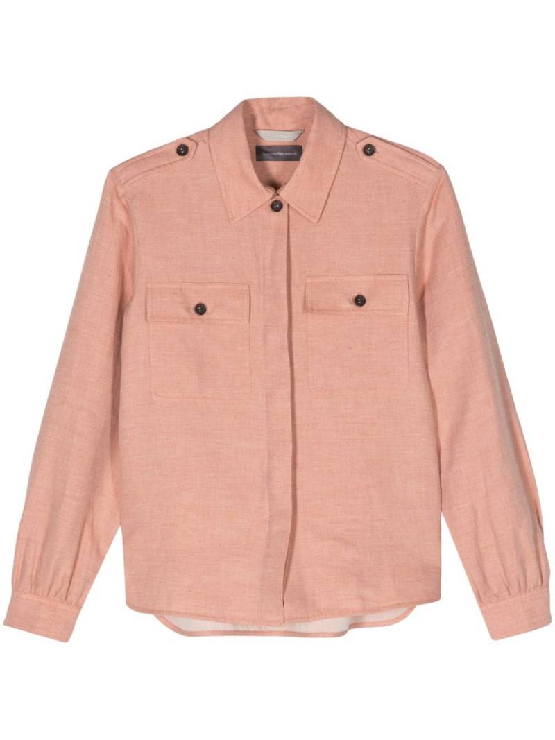 Lorena Antoniazzi classic-collar long-sleeve shirt - Pink von Lorena Antoniazzi