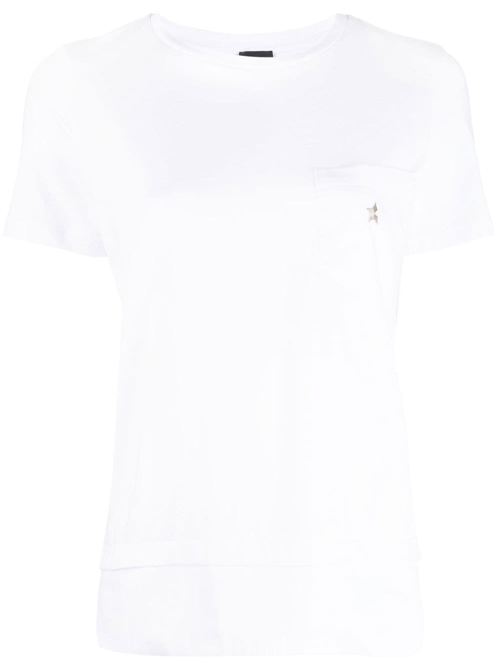 Lorena Antoniazzi logo-embroidery cotton T-shirt - White von Lorena Antoniazzi