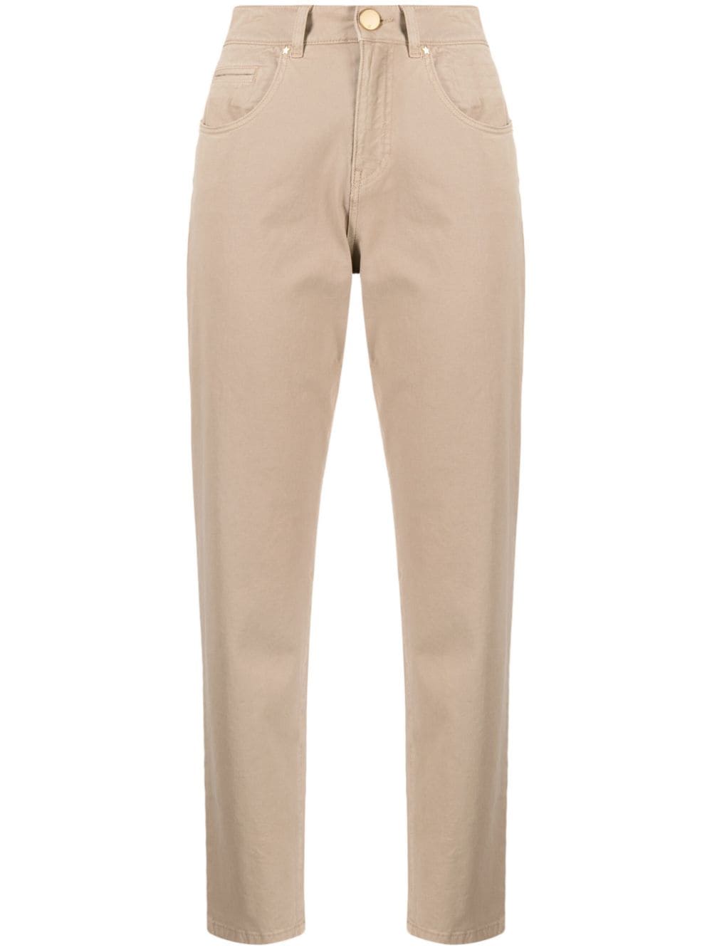 Lorena Antoniazzi mid-rise straight-leg jeans - Brown von Lorena Antoniazzi