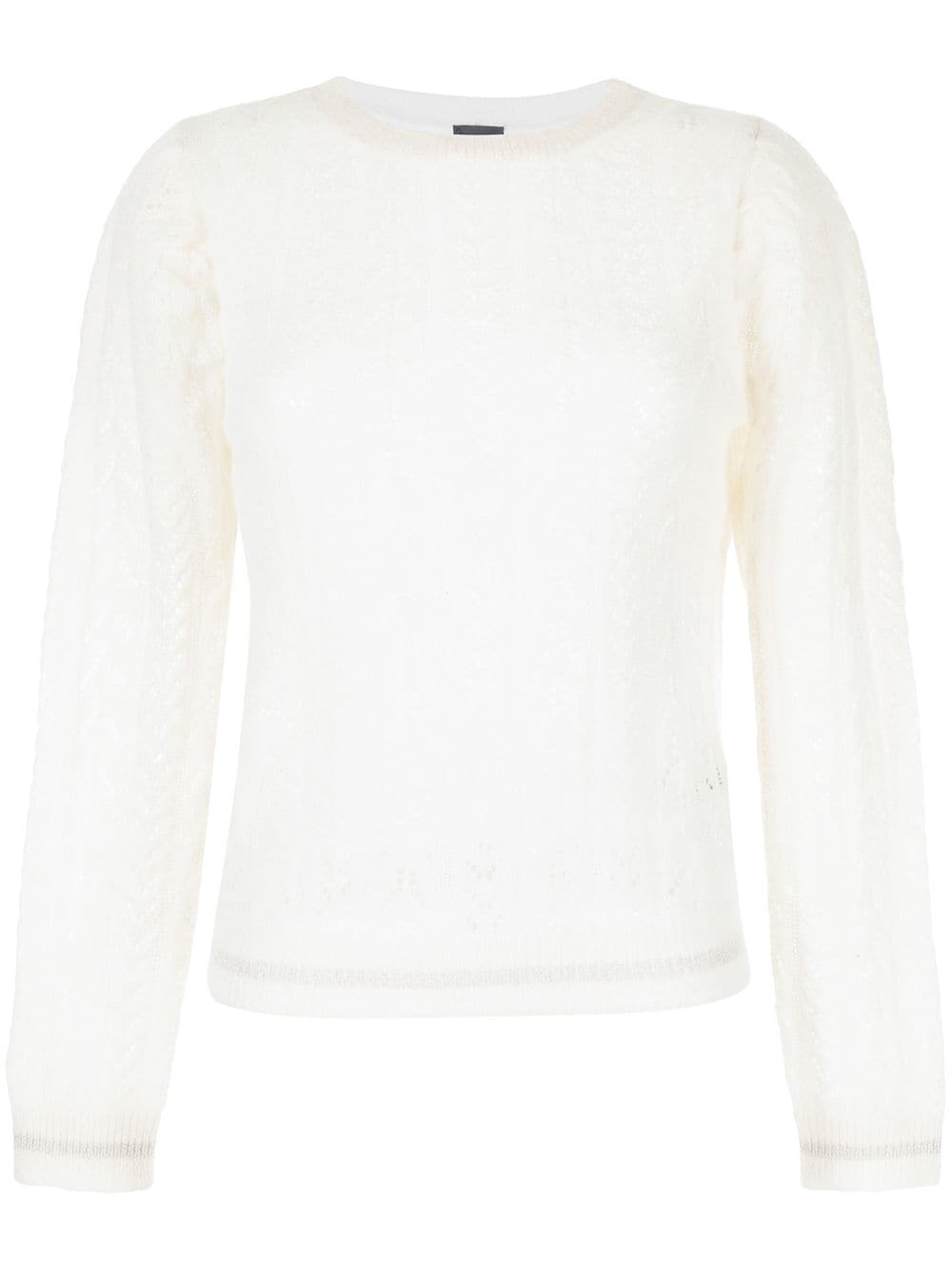 Lorena Antoniazzi open-knit jumper - White von Lorena Antoniazzi