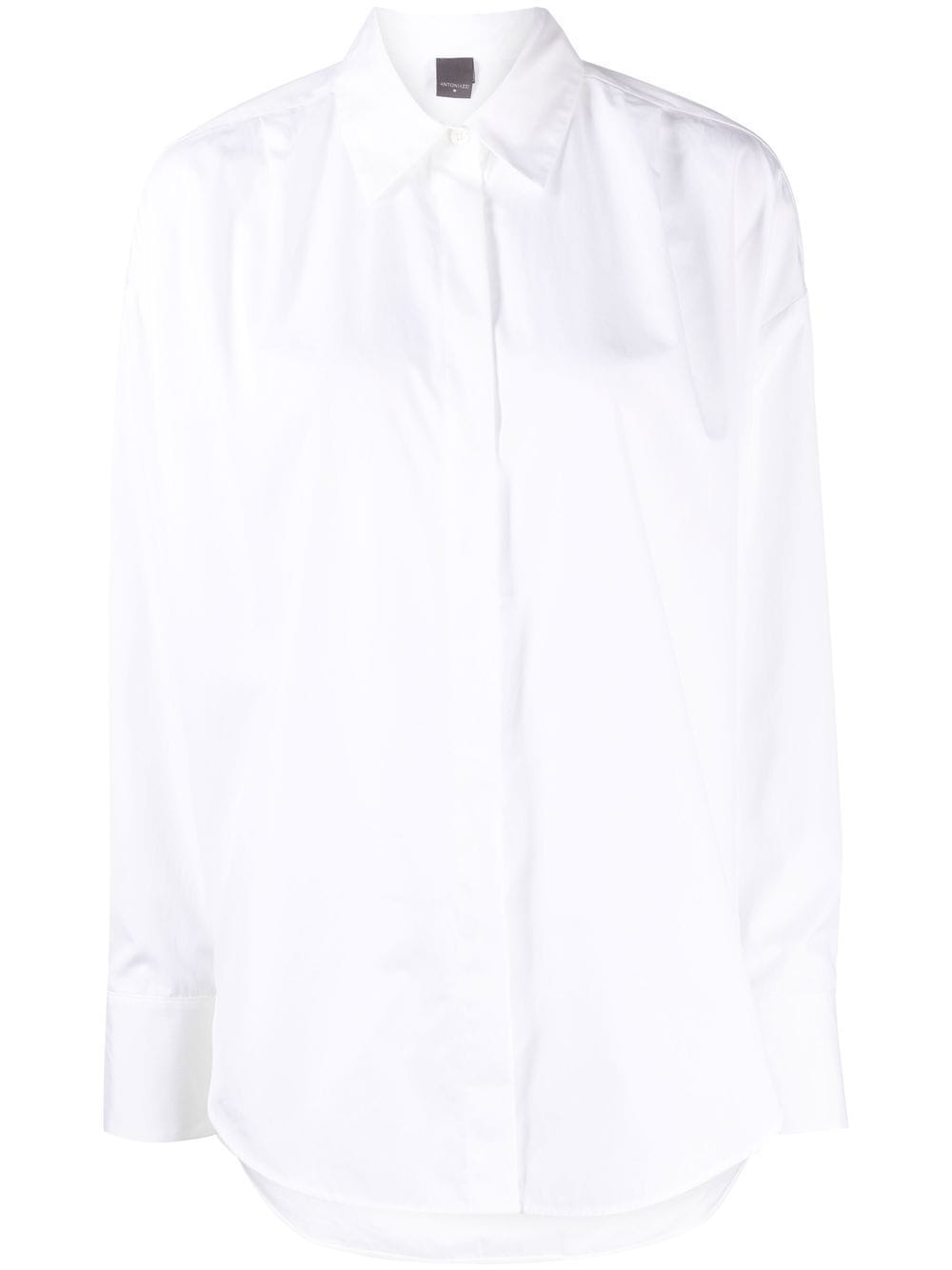 Lorena Antoniazzi oversize cotton shirt - White von Lorena Antoniazzi