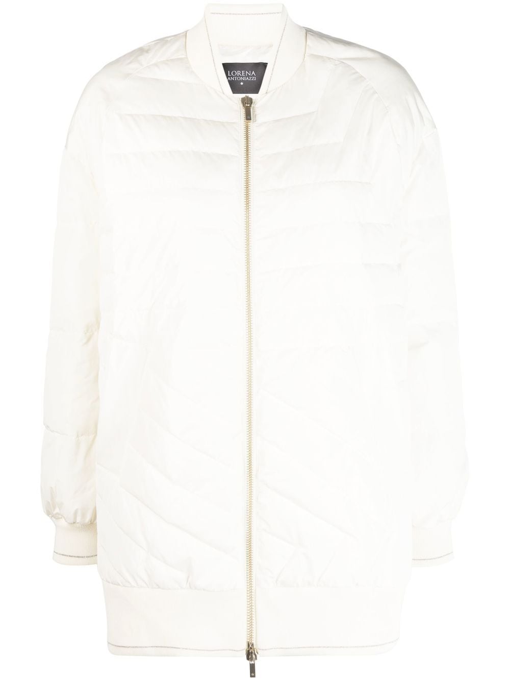 Lorena Antoniazzi padded puffer jacket - White von Lorena Antoniazzi