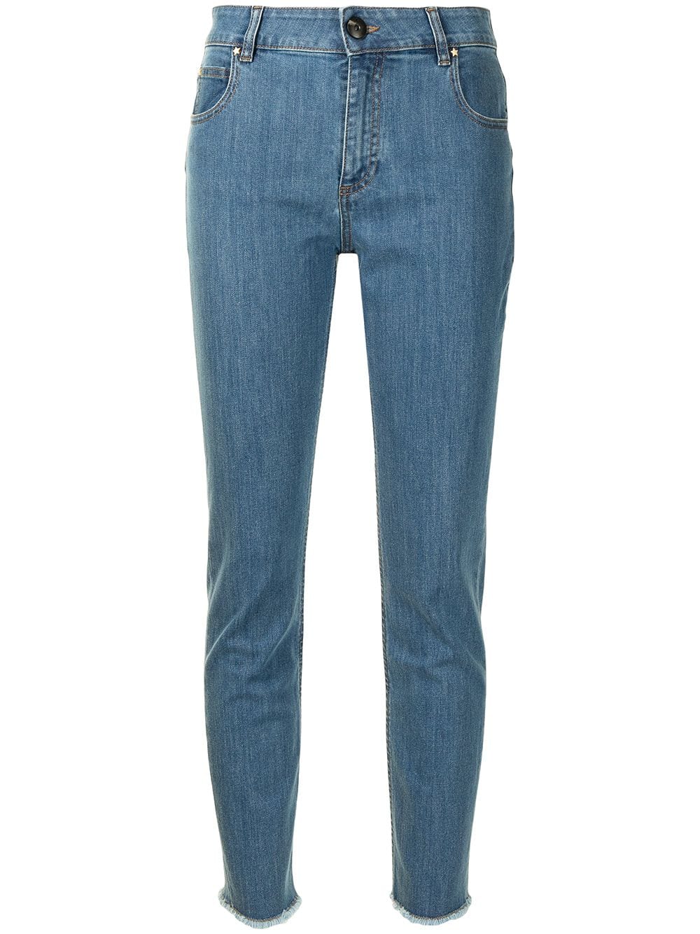 Lorena Antoniazzi slim fit cropped jeans - Blue von Lorena Antoniazzi