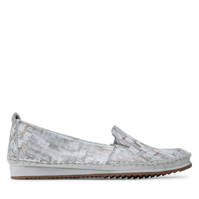 Halbschuhe Loretta Vitale 2268 SILVER von Loretta Vitale