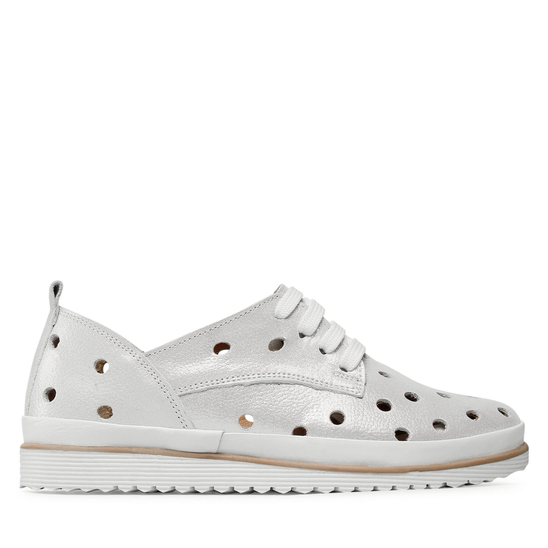 Halbschuhe Loretta Vitale 564 A.White von Loretta Vitale