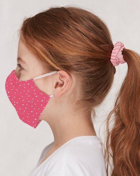 3 Stk. Kinder Mund- Und Nasenmaske Azalet Unisex Pink ONE SIZE von Loud and Proud