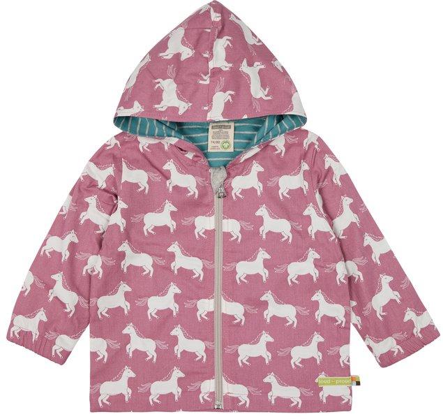 Kinder Outdoorjacke Grape Mädchen Pink 86/92 von Loud and Proud