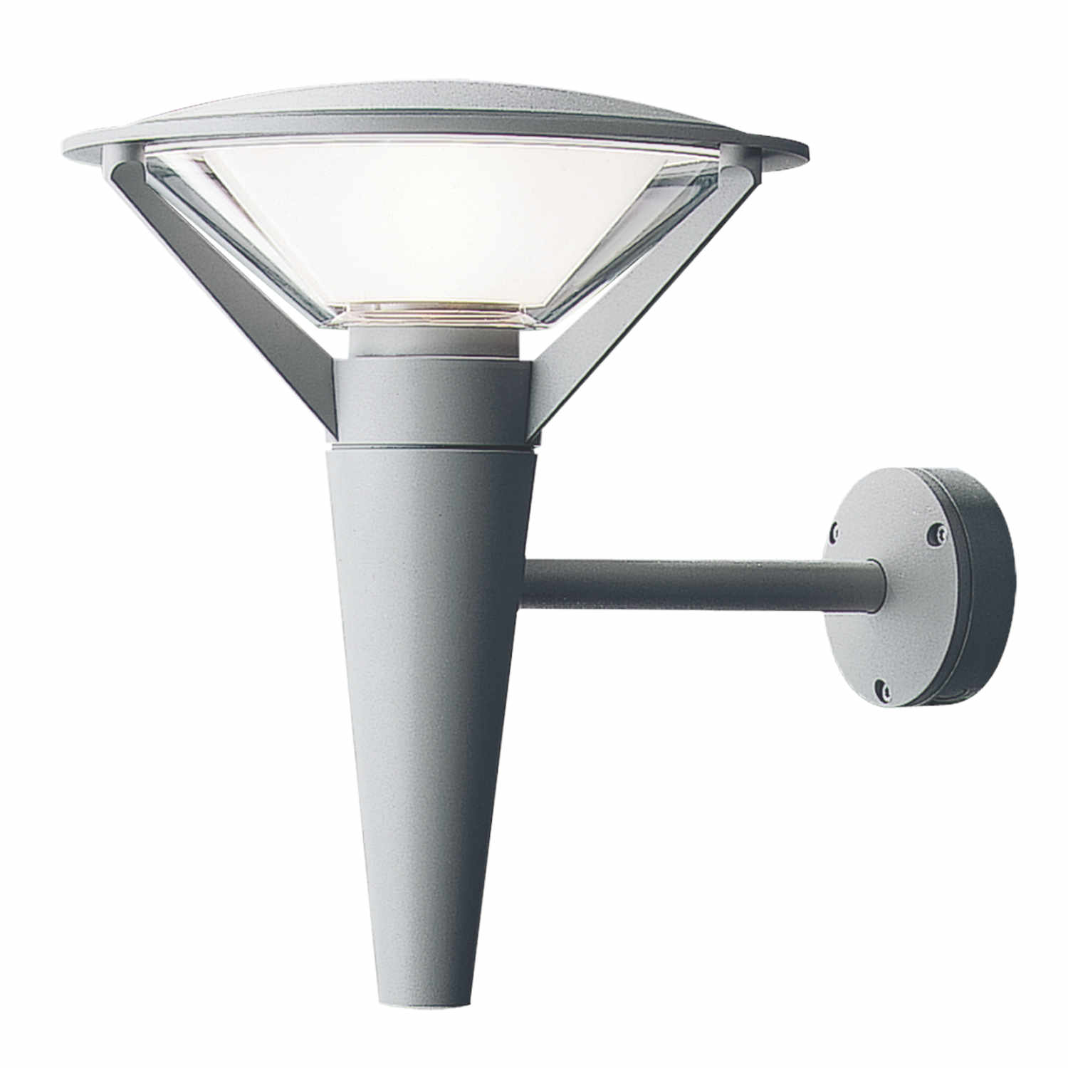 Kipp LED Wandleuchte, Farbe aluminiumfarben, Lichtfarbe 3000k von Louis Poulsen