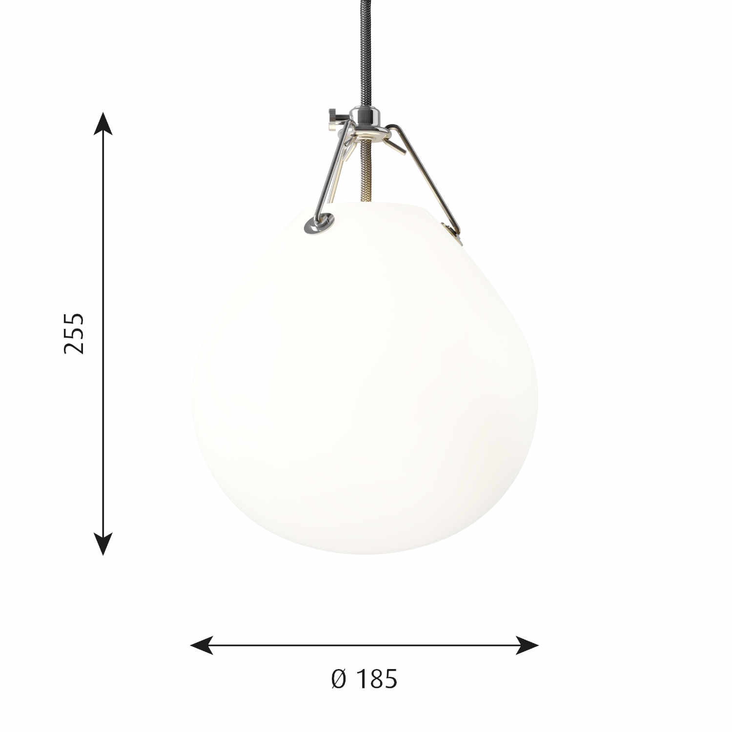 Moser Pendelleuchte, Grösse ø 18,5 cm Moser Pendelleuchte, Grösse ø 18,5 cm von Louis Poulsen
