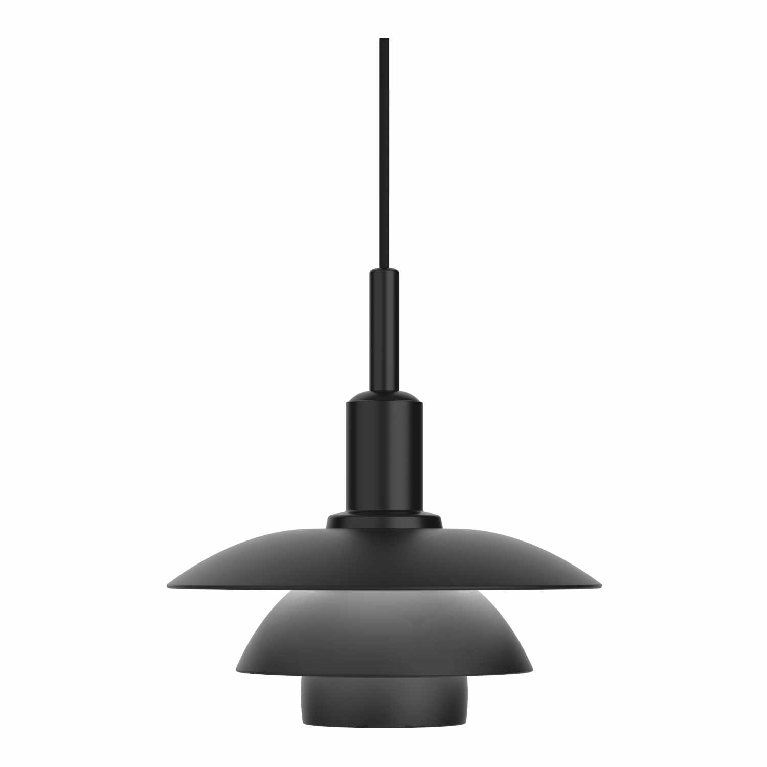 PH 3/3 Pendelleuchte, Farbe metall, schwarz PH 3/3 Pendelleuchte, Farbe metall, schwarz von Louis Poulsen