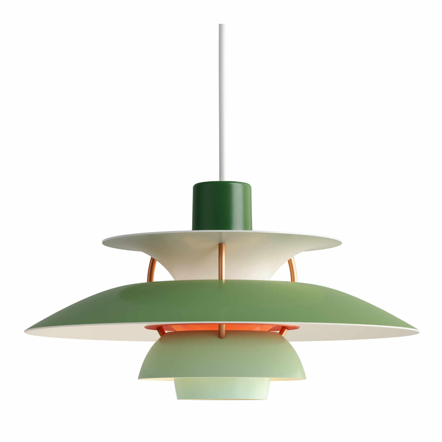 PH 5 Mini Pendelleuchte, Farbe hues of green PH 5 Mini Pendelleuchte, Farbe hues of green von Louis Poulsen