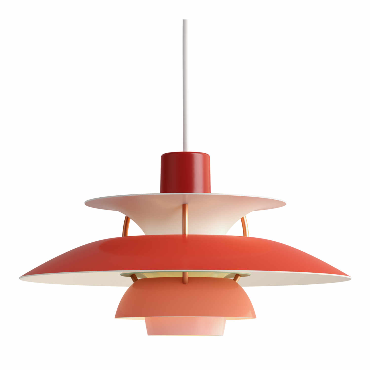 PH 5 Mini Pendelleuchte, Farbe hues of red PH 5 Mini Pendelleuchte, Farbe hues of red von Louis Poulsen