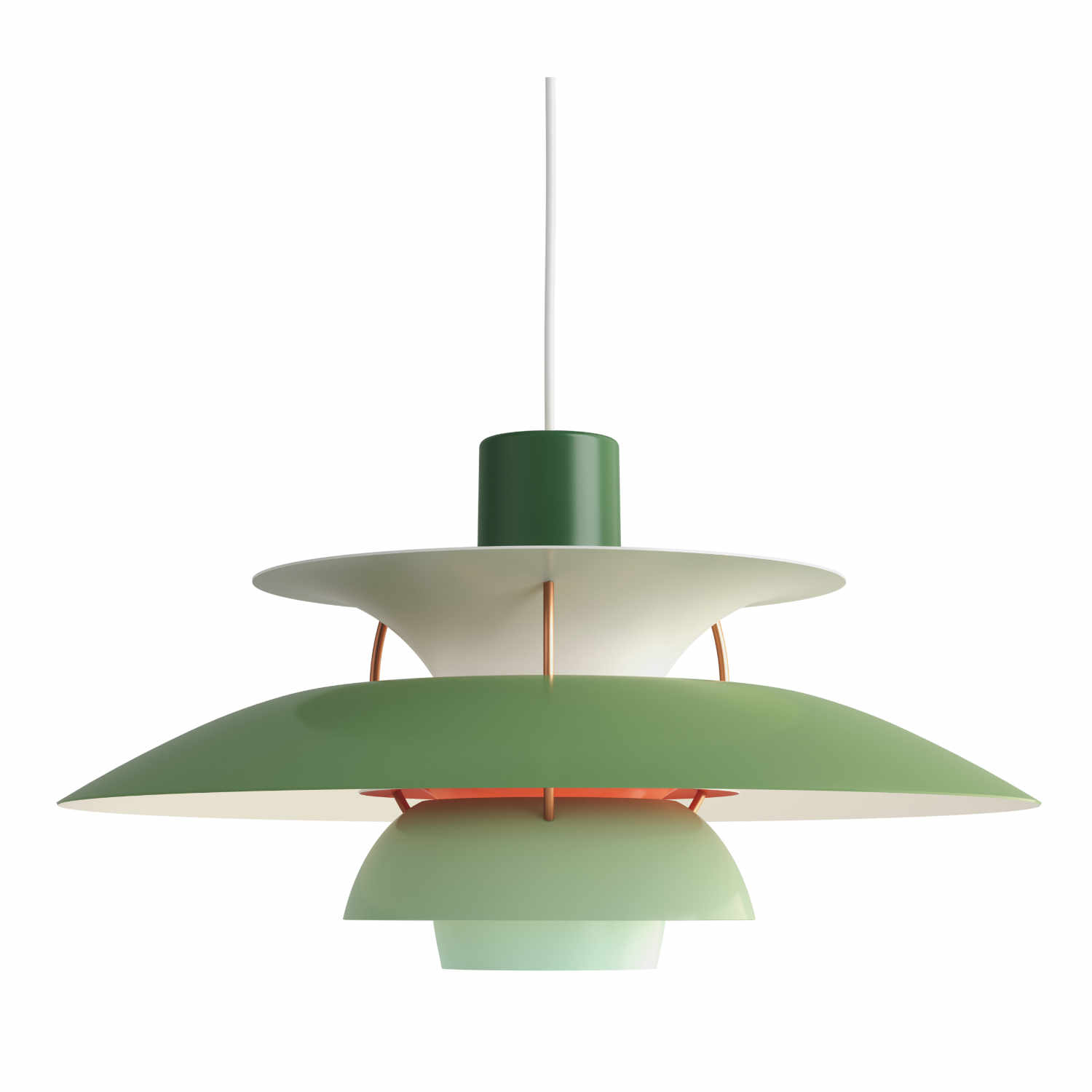 PH 5 Pendelleuchte, Farbe hues of green PH 5 Pendelleuchte, Farbe hues of green von Louis Poulsen