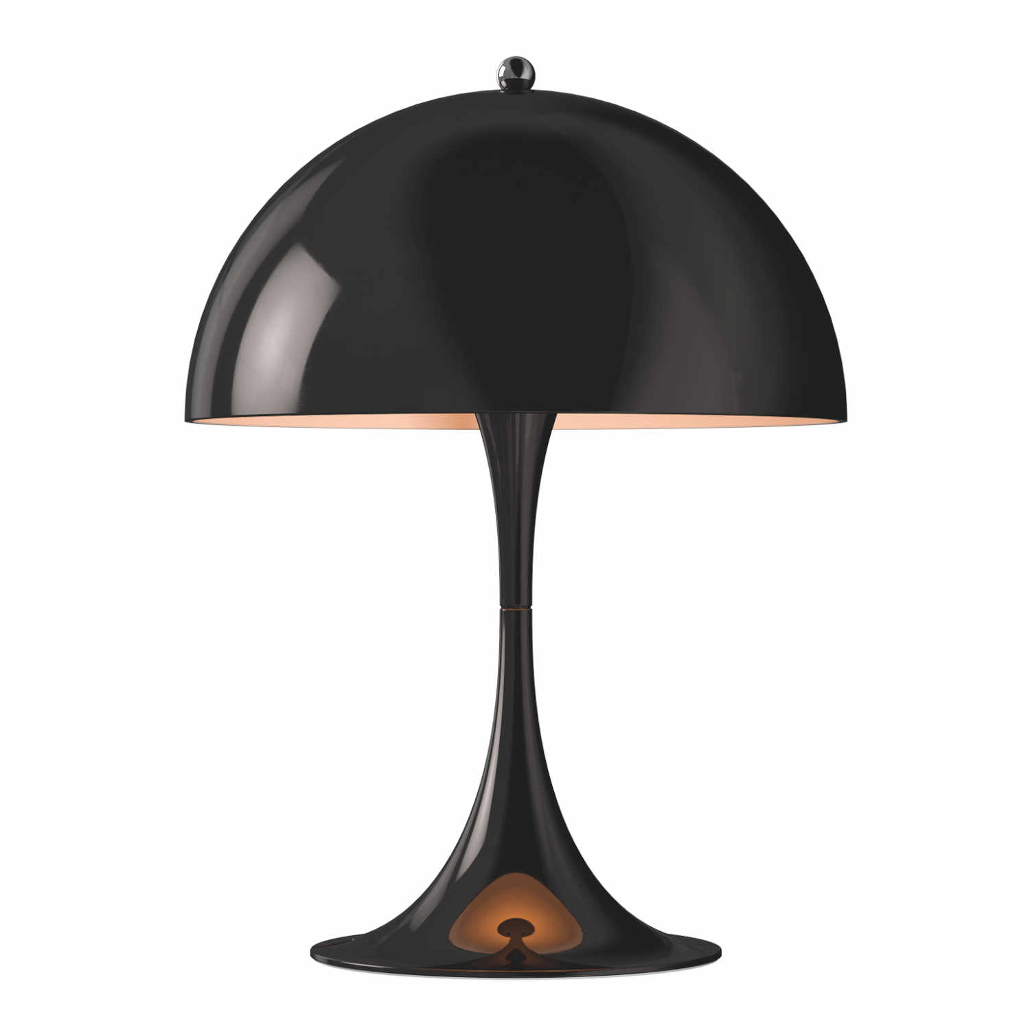 Panthella 250 (Mini) LED Tischleuchte, Farbe schwarz von Louis Poulsen