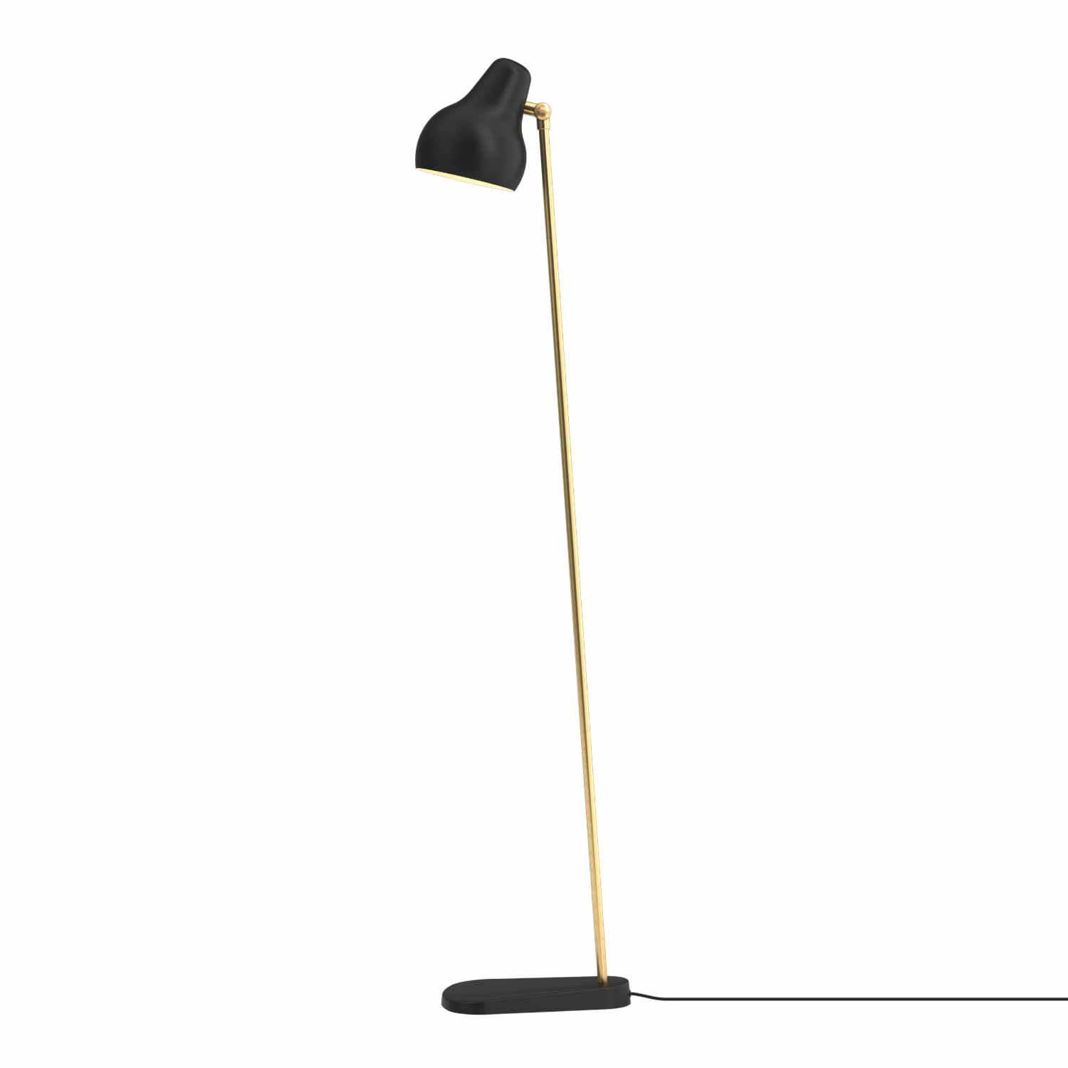 VL38 LED Stehleuchte, Farbe schwarz von Louis Poulsen