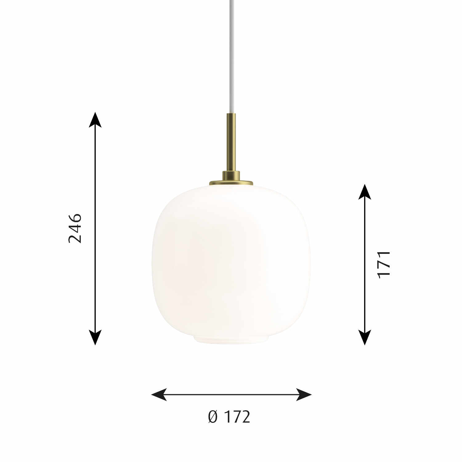 VL45 Radiohus Pendelleuchte, Grösse ø 17,5 cm von Louis Poulsen