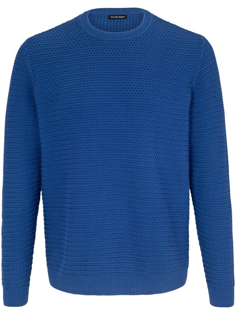 Rundhals-Pullover Louis Sayn blau Größe: 46 von Louis Sayn