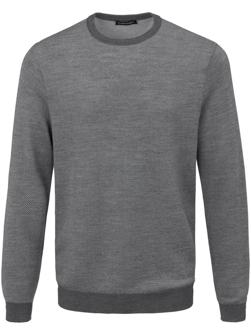 Rundhals-Pullover Louis Sayn grau Größe: 50 von Louis Sayn