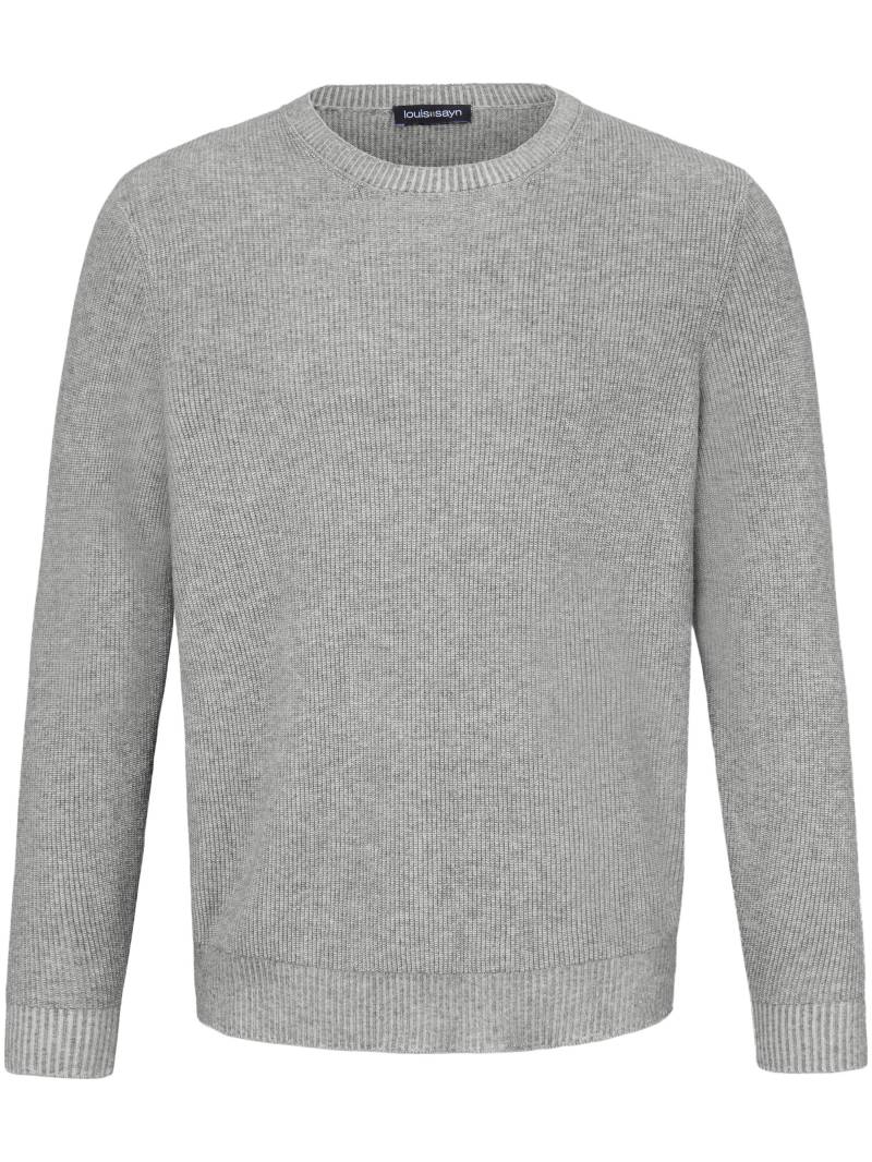 Rundhals-Pullover Louis Sayn grau Größe: 56 von Louis Sayn