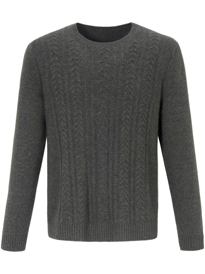 Rundhals-Pullover Louis Sayn grün Größe: 58 von Louis Sayn