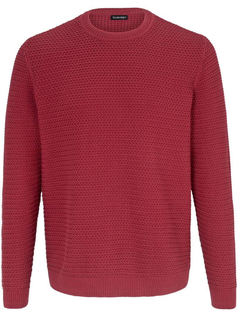 Rundhals-Pullover Louis Sayn rot Größe: 48 von Louis Sayn