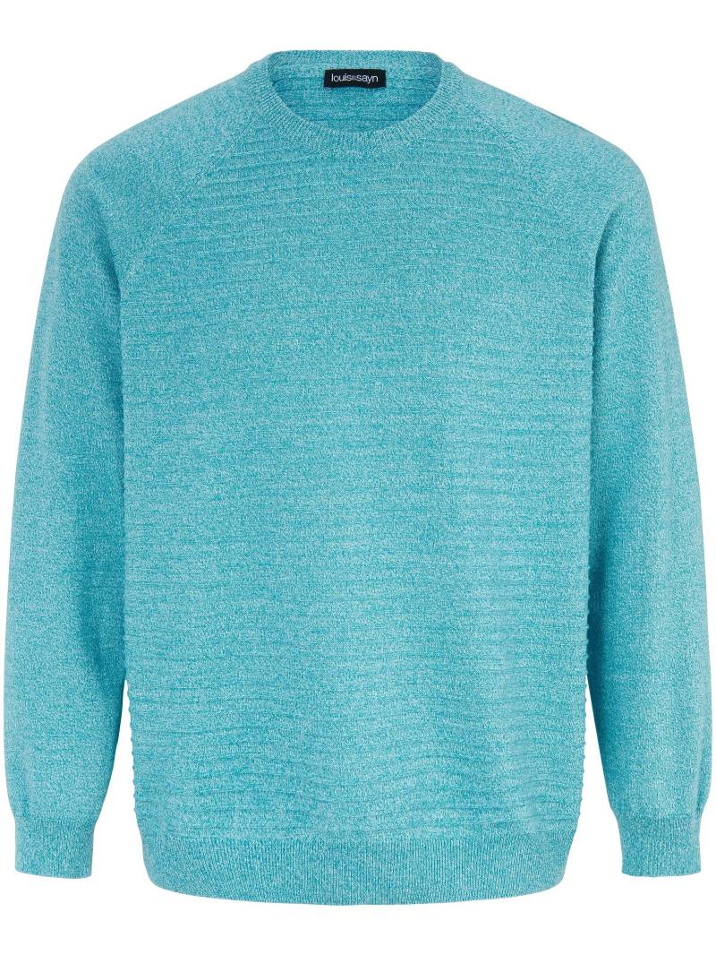 Rundhals-Pullover Louis Sayn türkis Größe: 56 von Louis Sayn