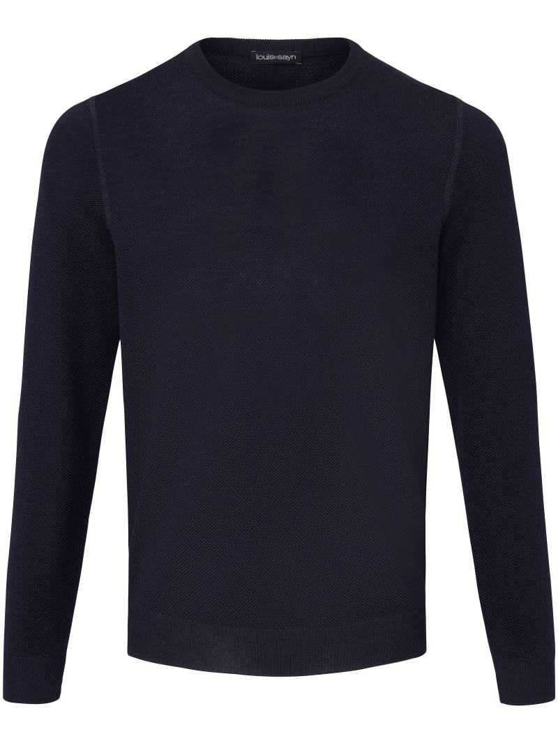 Rundhals-Pullover Louis Sayn blau Größe: 54 von Louis Sayn