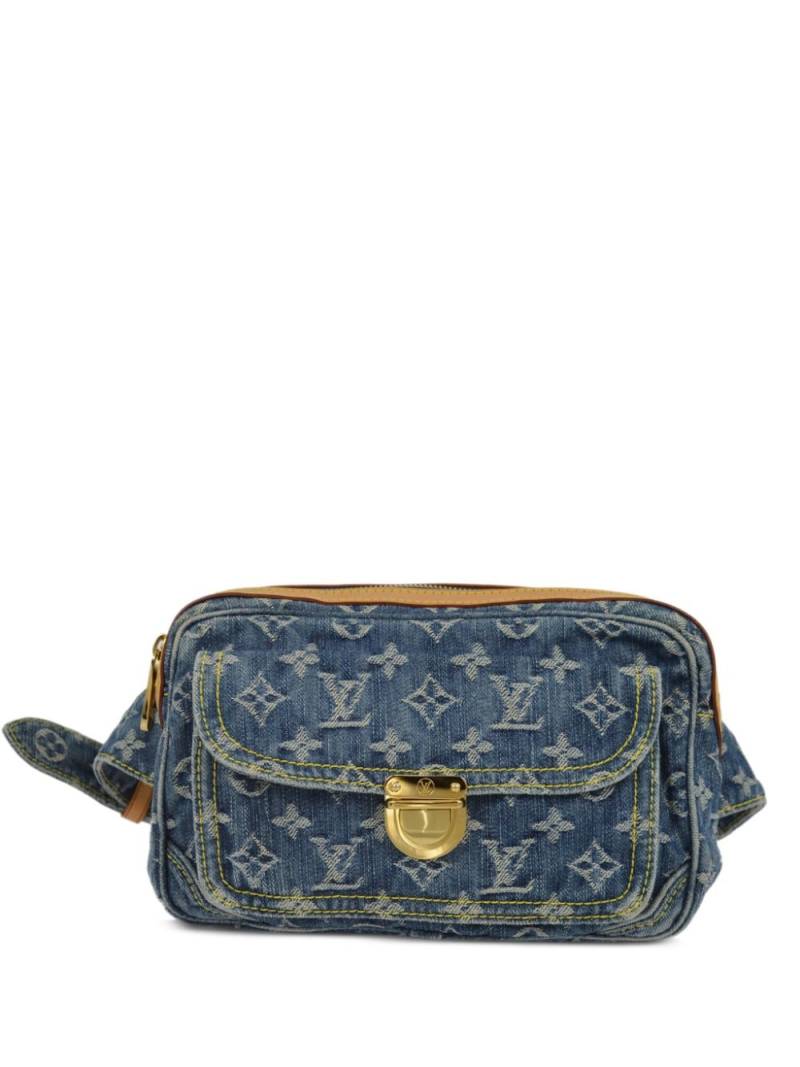 Louis Vuitton Pre-Owned 2007 Bumbag denim belt bag - Blue von Louis Vuitton Pre-Owned