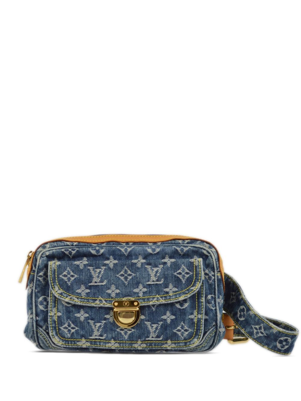 Louis Vuitton Pre-Owned 2007 monogram jacquard belt bag - Blue von Louis Vuitton Pre-Owned