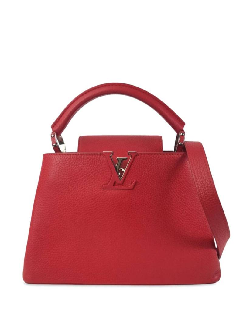 Louis Vuitton Pre-Owned 2015 Taurillon Capucines BB satchel - Red von Louis Vuitton Pre-Owned