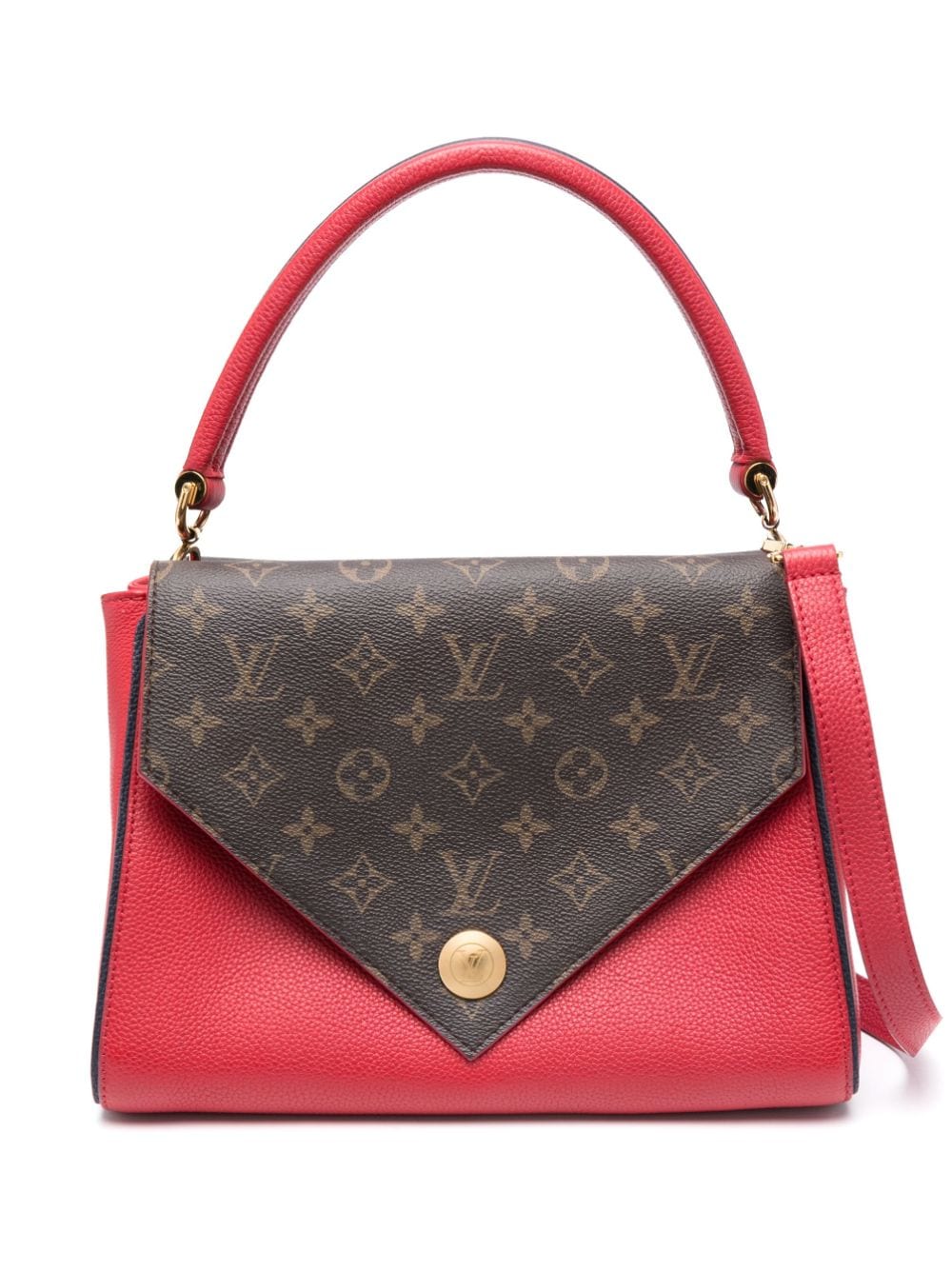 Louis Vuitton Pre-Owned 2017 pre-owned Monogram Double V two-way handbag - Red von Louis Vuitton Pre-Owned