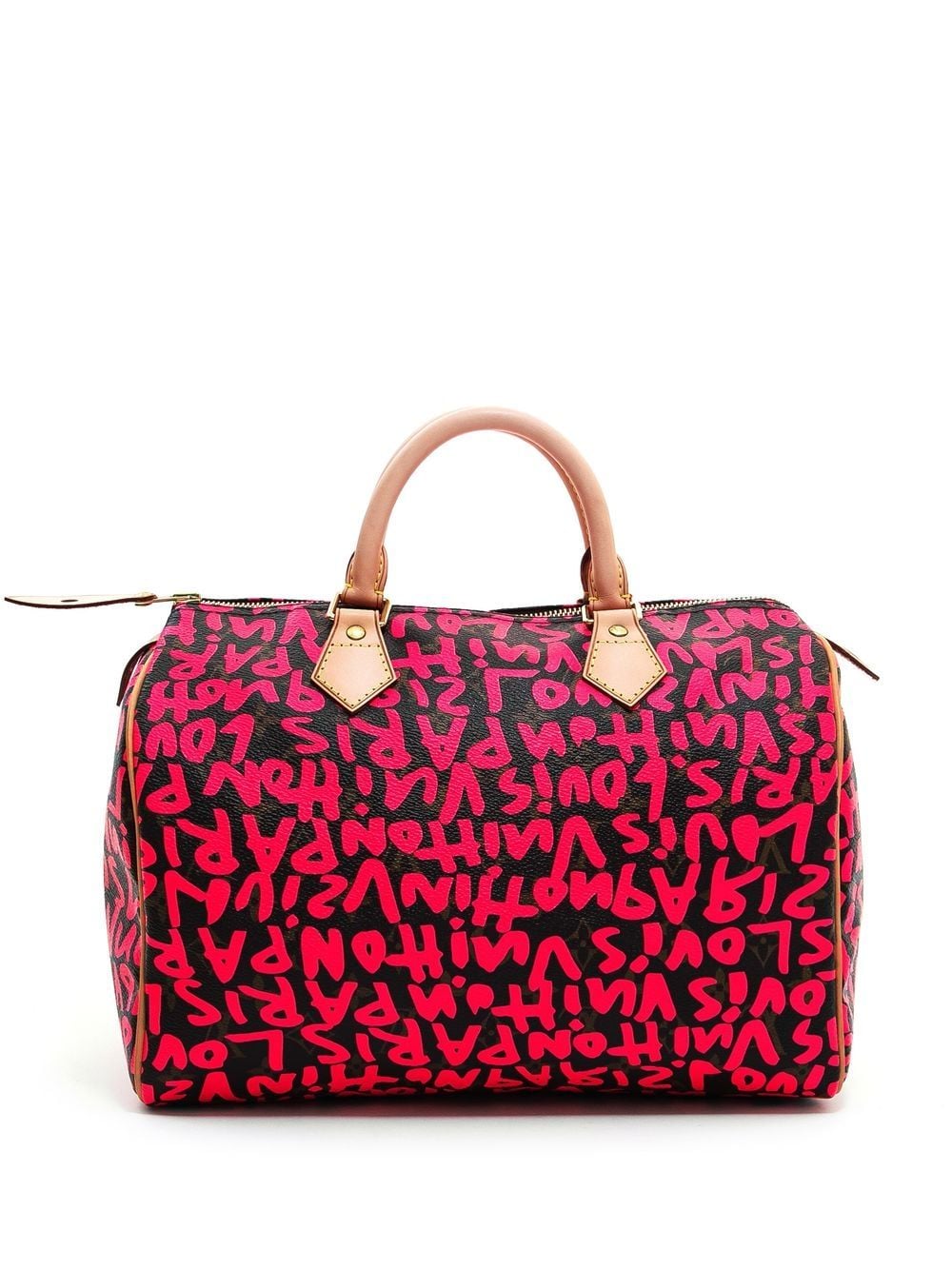 Louis Vuitton Pre-Owned 2018-2019 pre-owned Graffiti Speedy 30 handbag - Pink von Louis Vuitton Pre-Owned
