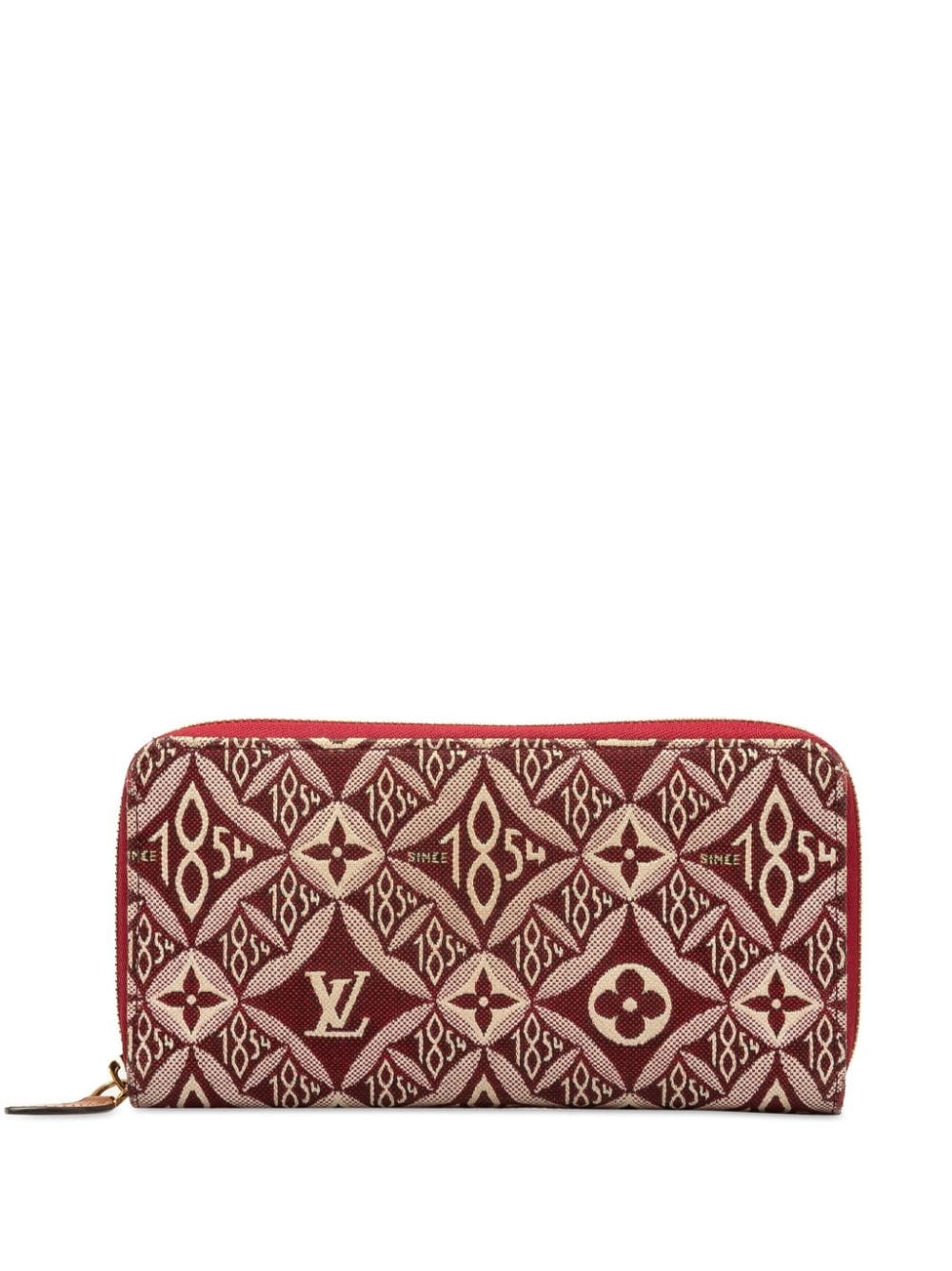 Louis Vuitton Pre-Owned 2020 Since1854 monogram-jacquard wallet - Red von Louis Vuitton Pre-Owned
