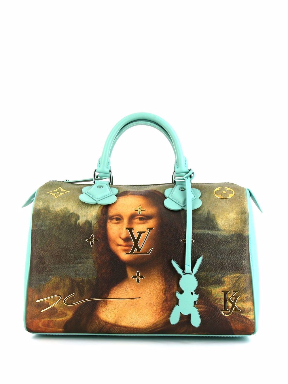 Louis Vuitton Pre-Owned 2017 Mona Lisa Speedy handbag - Blue von Louis Vuitton Pre-Owned
