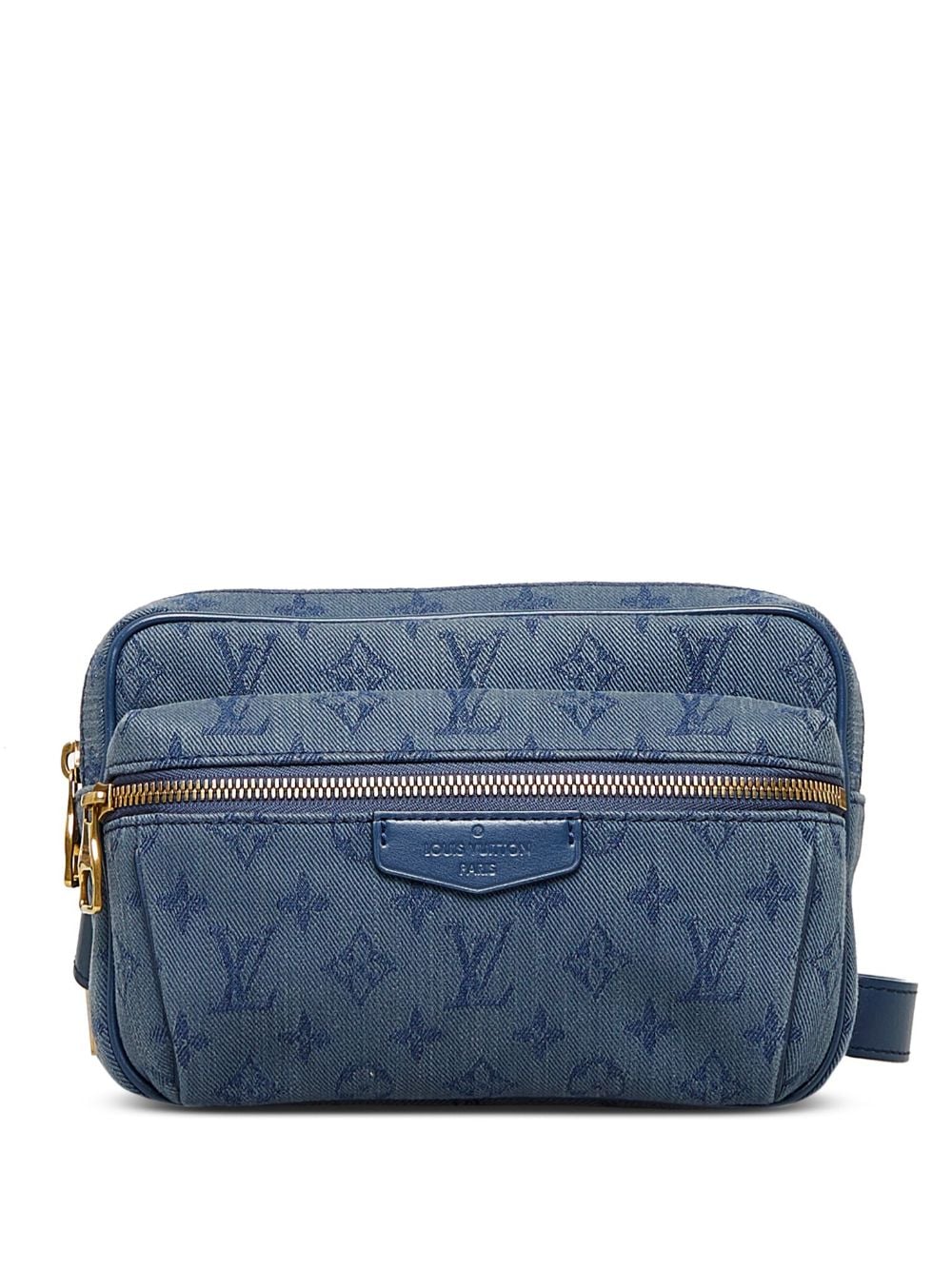 Louis Vuitton Pre-Owned 2019 pre-owned Outdoor denim belt bag - Blue von Louis Vuitton Pre-Owned