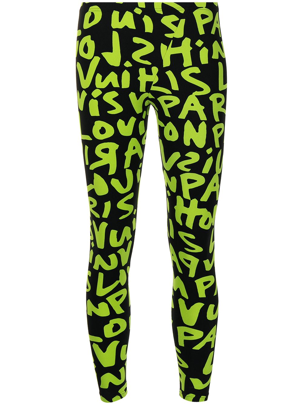 Louis Vuitton Pre-Owned x Stephen Sprouse 2001 Graffiti leggings - Black von Louis Vuitton Pre-Owned