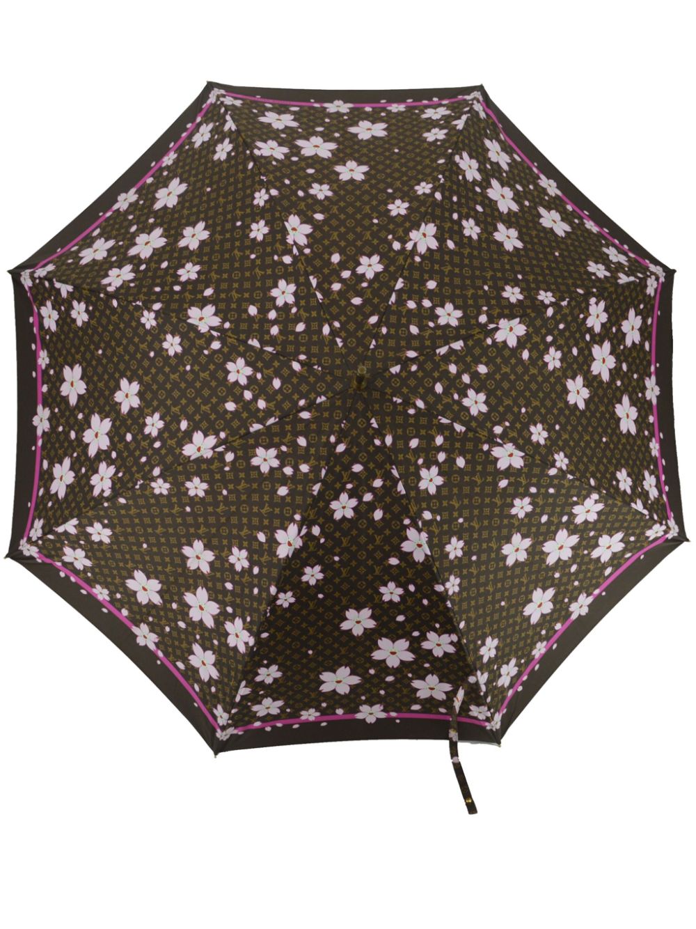 Louis Vuitton Pre-Owned x Takashi Murakami 1990-2000s Cherry Blossom umbrella - Brown von Louis Vuitton Pre-Owned