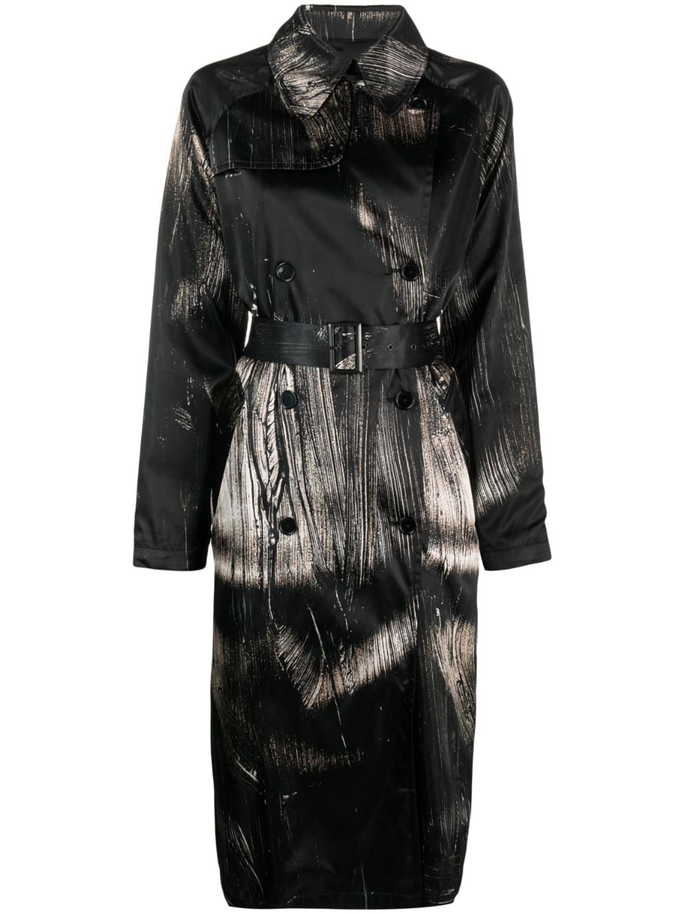 Louisa Ballou double-breasted trench coat - Black von Louisa Ballou