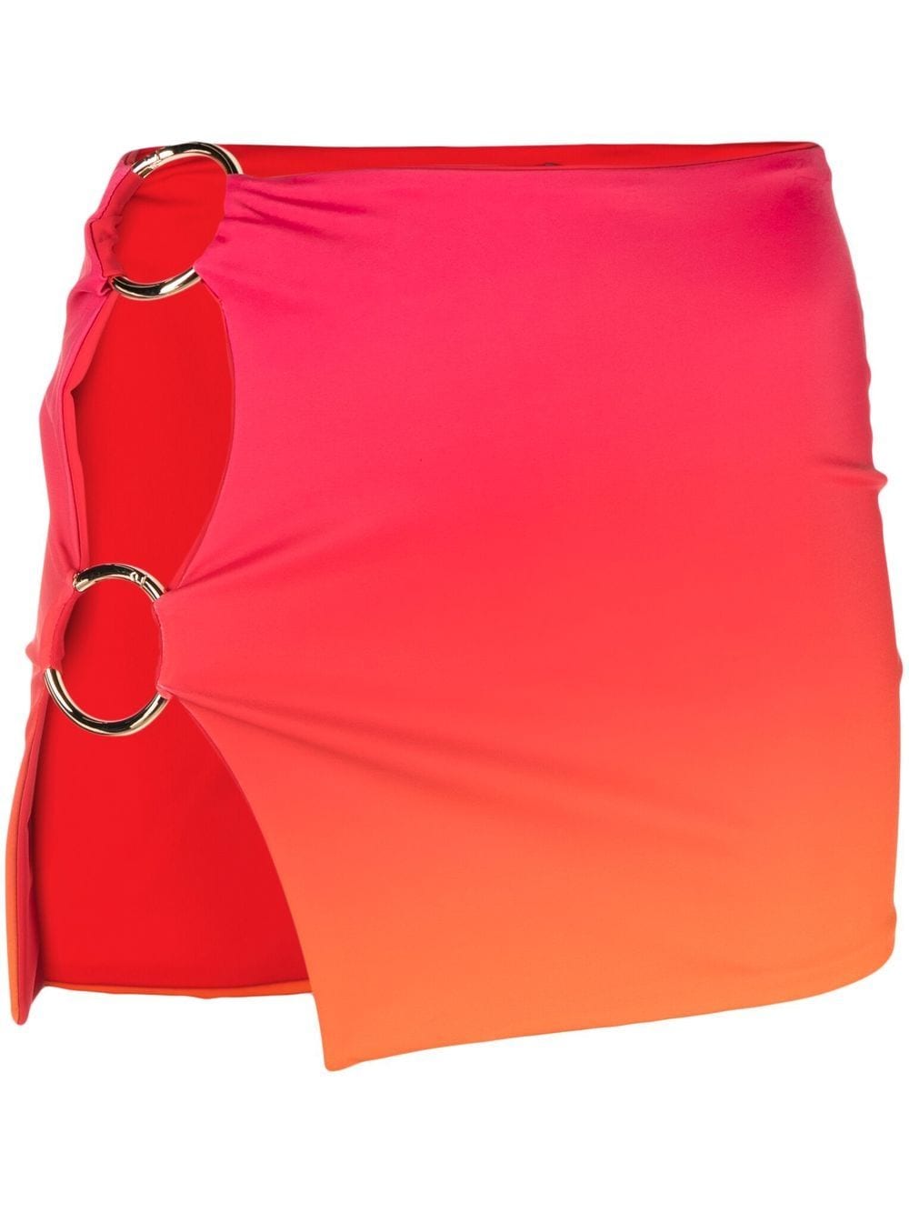 Louisa Ballou double-ring mini skirt - Pink von Louisa Ballou