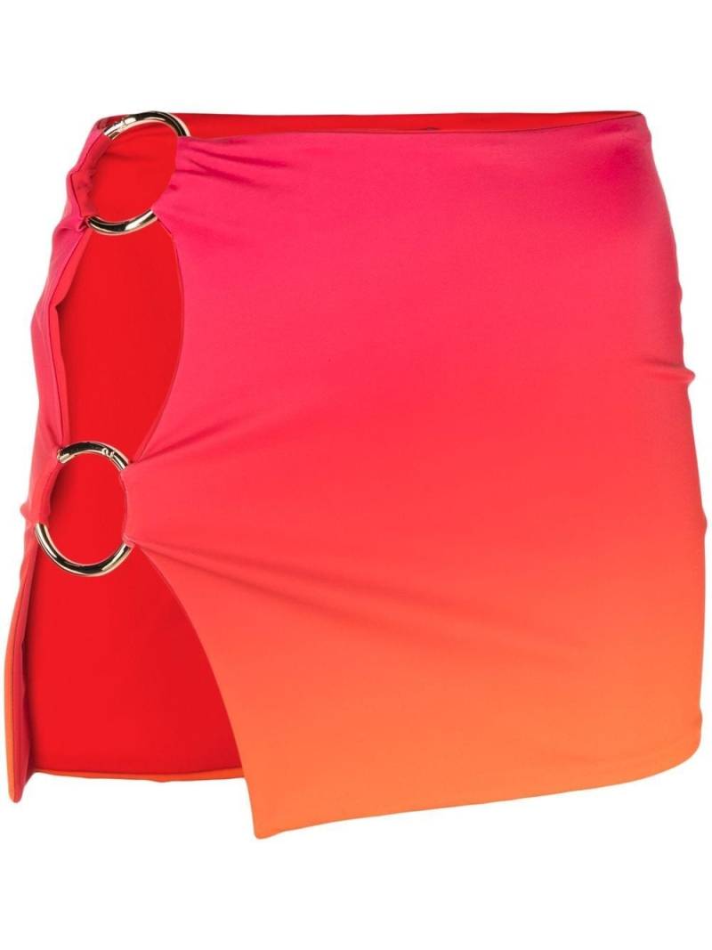 Louisa Ballou double-ring mini skirt - Pink von Louisa Ballou