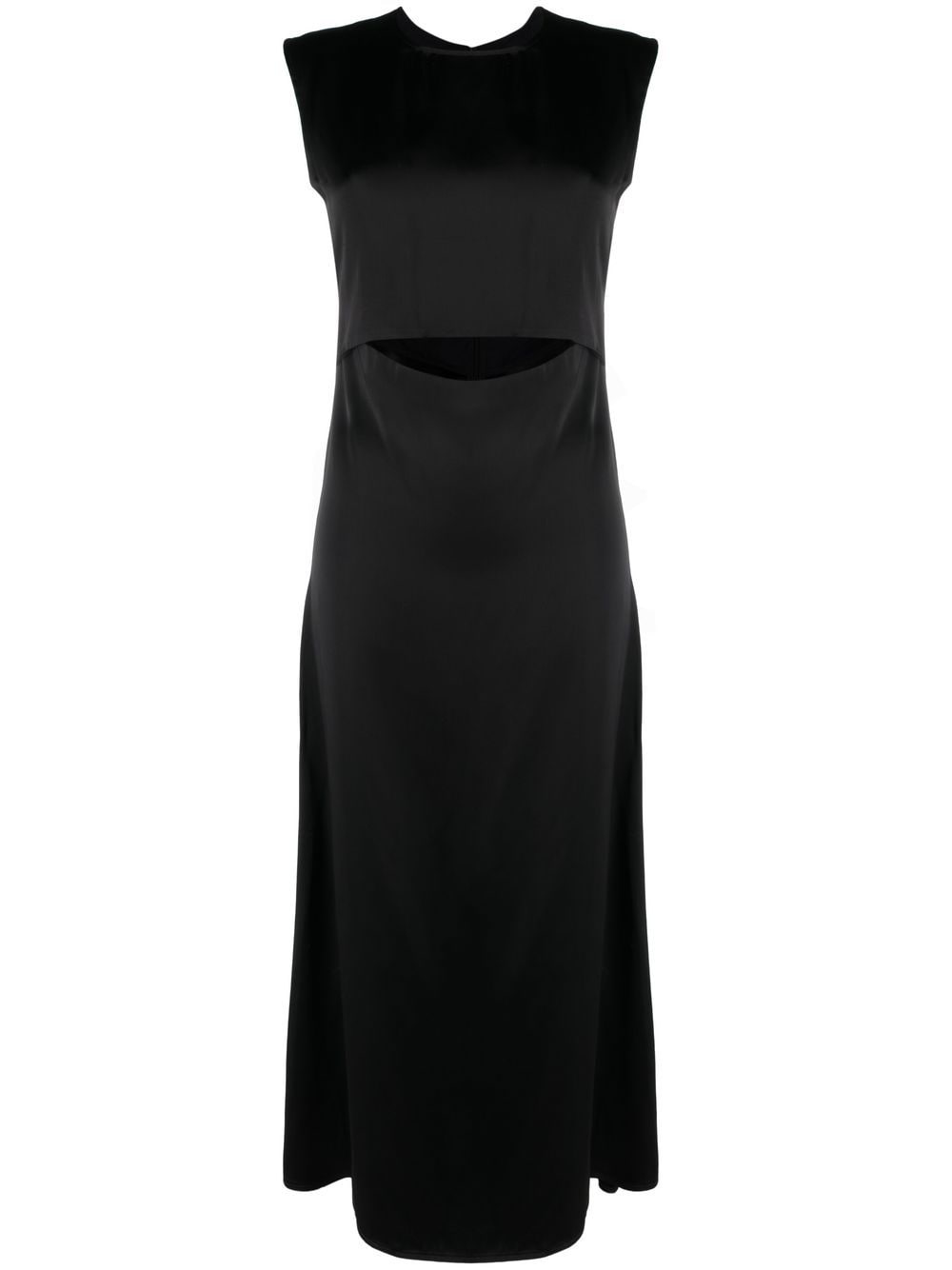 Loulou Studio Copan satin midi dress - Black von Loulou Studio