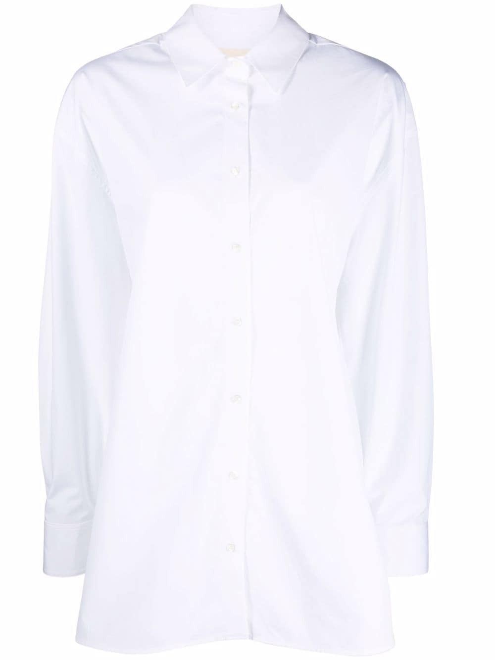 Loulou Studio Espanto cotton shirt - White von Loulou Studio