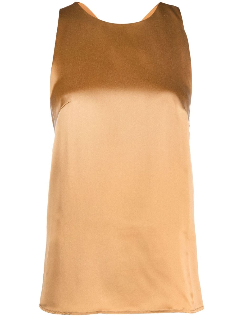 Loulou Studio Estor twist-detail silk tank top - Brown von Loulou Studio