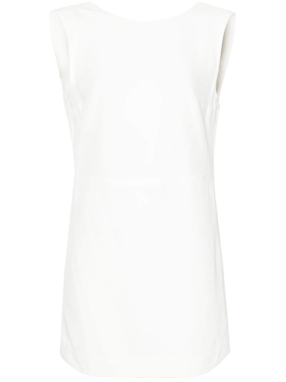 Loulou Studio Hoya mini dress - White von Loulou Studio