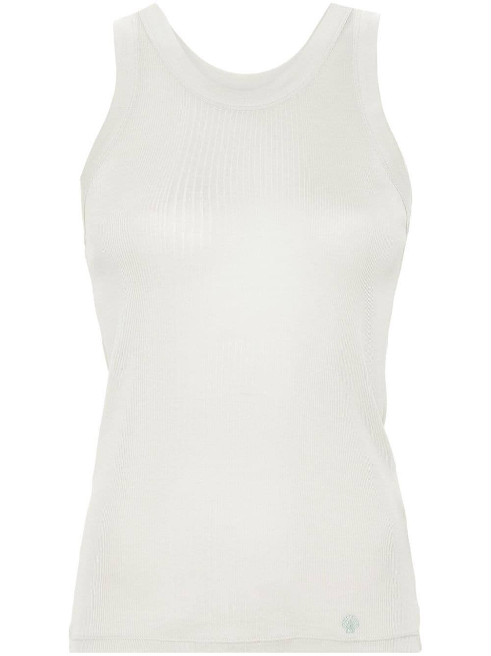 Loulou Studio Limba cotton tank top - Green von Loulou Studio